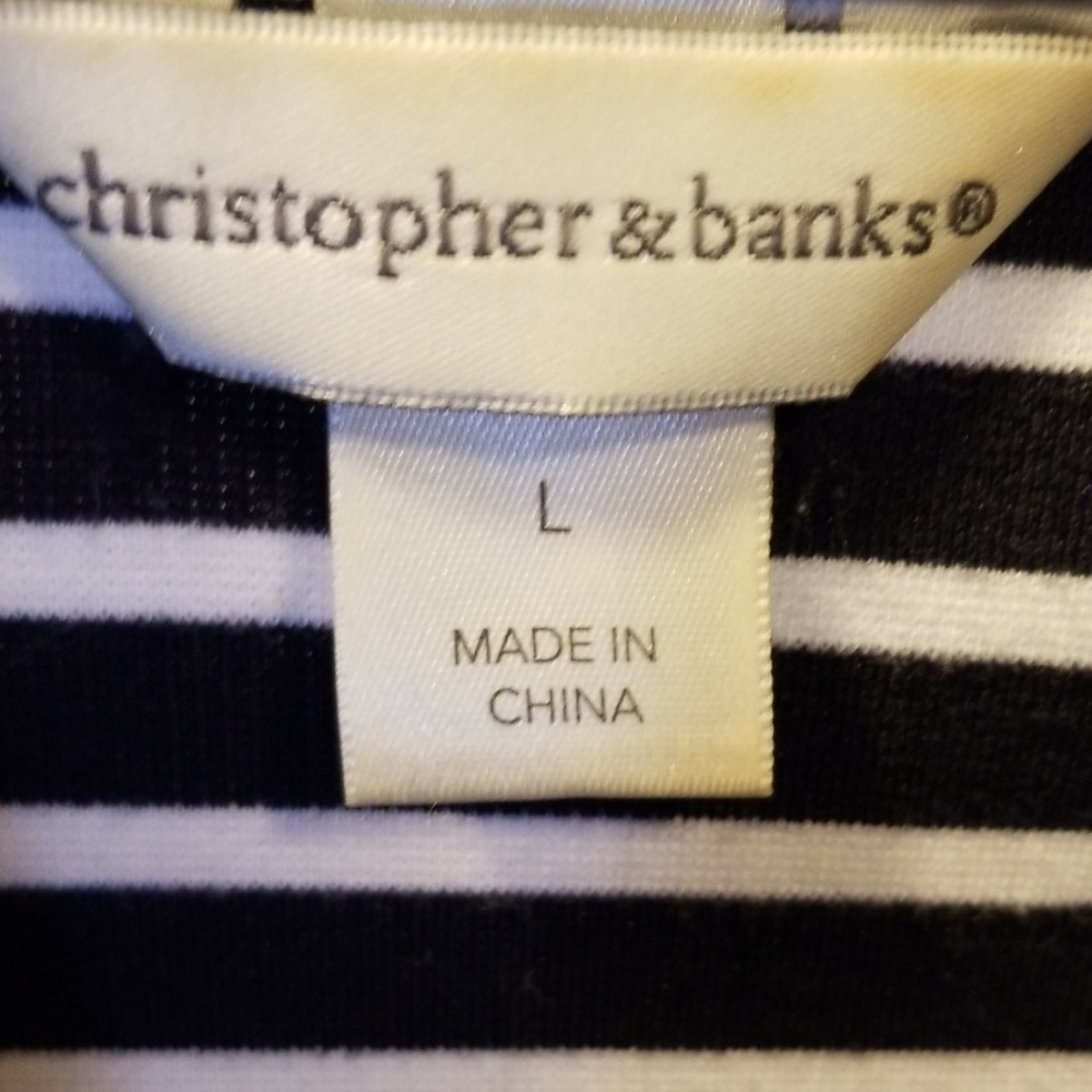 EUC Christopher Banks Stripped Blazer - Picture 4 of 6